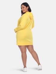 Plus Size Hoodie Sweatshirt Dress