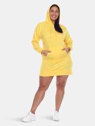 Plus Size Hoodie Sweatshirt Dress