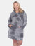 Plus Size Hoodie Tie Dye Sweatshirt Dress