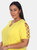 Plus Size Keyhole Neck Cutout Short Sleeve Top