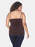 Plus Size Lace Trim Tank Top