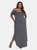 Plus Size Lexi Maxi Dress - Charcoal
