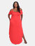 Plus Size Lexi Maxi Dress - Red