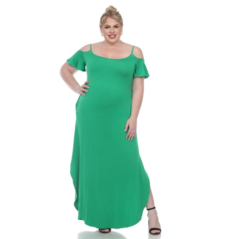 Plus Size Lexi Maxi Dress - Green