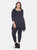 Plus Size Makayla Tunic Top - Black