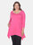 Plus Size Makayla Tunic Top - Pink