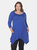 Plus Size Makayla Tunic Top - Royal