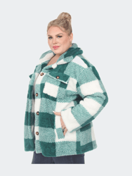 Plus Size Plaid Shacket