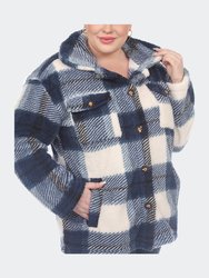 Plus Size Plaid Shacket