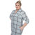 Plus Size Plaid Tunic Top