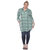 Plus Size Plaid Tunic Top - Mint