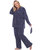 Plus Size Polka Dots Three-Piece Pajama Set