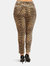 Plus Size Printed Cheetah Pants