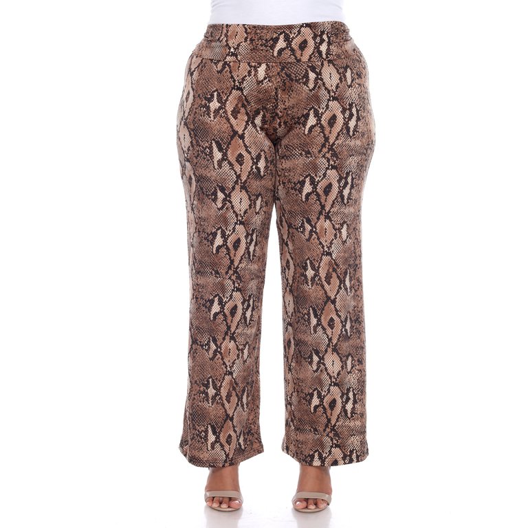 Plus Size Printed Palazzo Pants