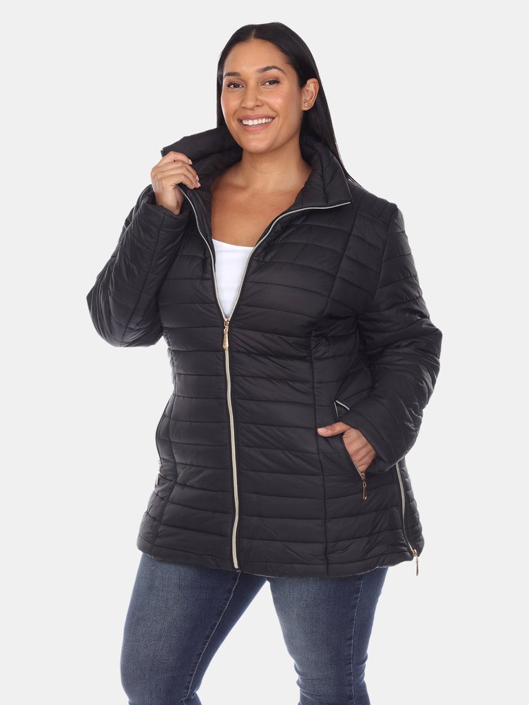 Plus Size Puffer Coat