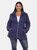 Plus Size Puffer Coat - Blue