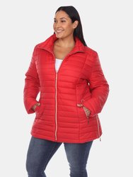 Plus Size Puffer Coat