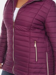 Plus Size Puffer Coat