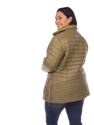 Plus Size Puffer Coat