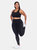 Plus Size Racer Back Sports Bra