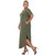 Plus Size Short Sleeve V-Neck Maxi Dress