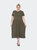 Plus Size Short Sleeves Maxi Dress