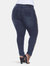 Plus Size Super Stretch Denim with Cheetah Pannel