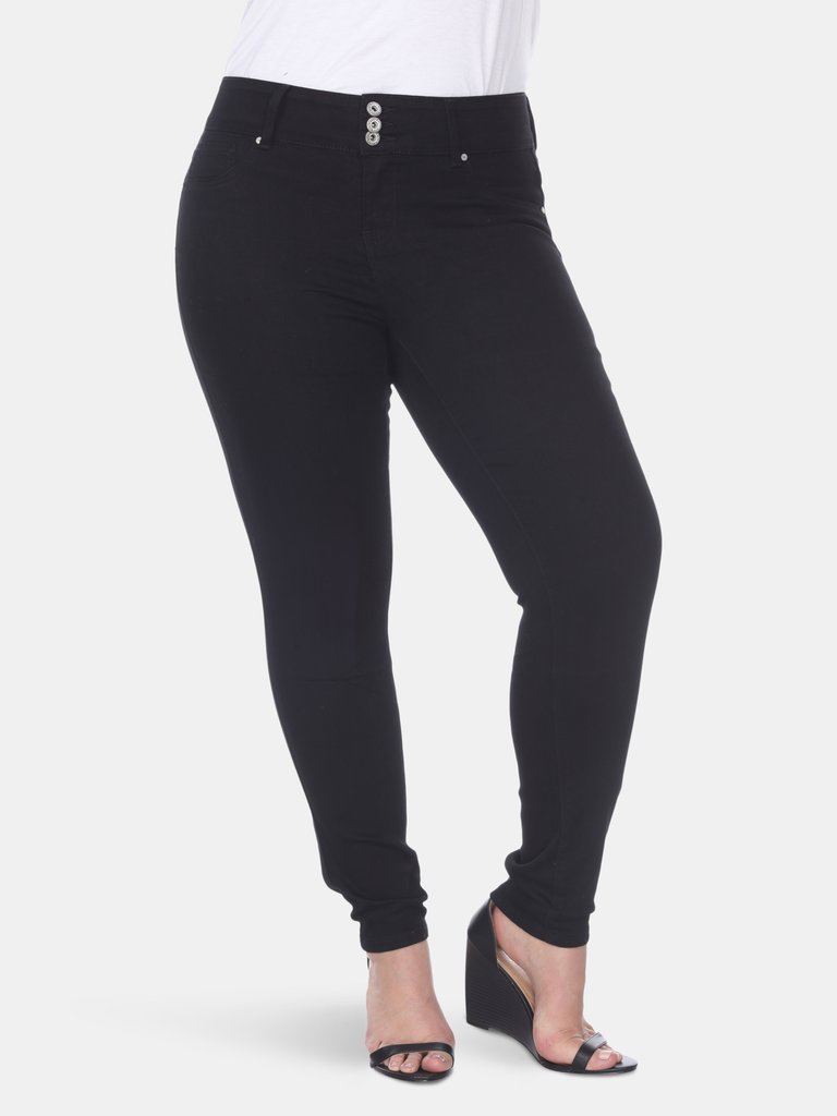 Plus Size Super Stretch Denim - Black