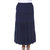 Plus Size Tiered Maxi Skirt - Navy
