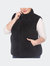 Plus Size Zip Up Sherpa Vest