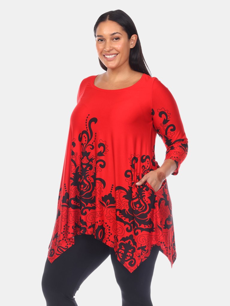 Plus Yanette Tunic Top