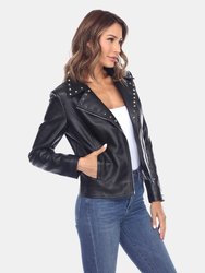 PU Faux Leather Jacket