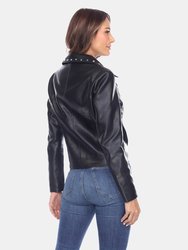 PU Faux Leather Jacket