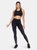 Racer Back Sports Bra & Mesh Leggings Set