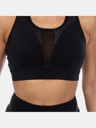 Racer Back Sports Bra & Mesh Leggings Set