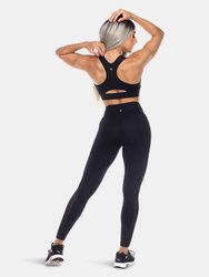 Racer Back Sports Bra & Mesh Leggings Set