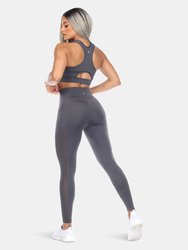 Racer Back Sports Bra & Mesh Leggings Set