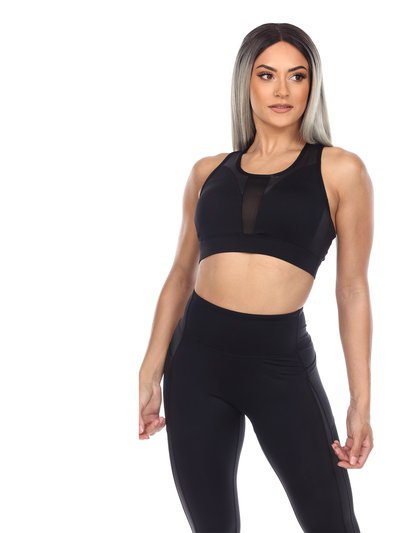 White Mark Racer Back Sports Bra product