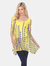 Rella Tunic Top - Yellow