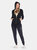 Rhinestone 2 Piece Velour Tracksuit Set