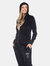 Rhinestone 2 Piece Velour Tracksuit Set