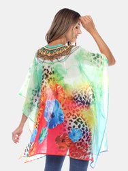 Short Caftan with Tie-up Neckline