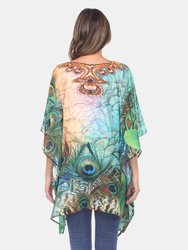 Short Caftan with Tie-up Neckline