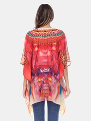 Short Caftan with Tie-up Neckline