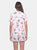 Short Sleeve Floral Pajama Set