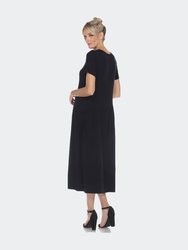 Short Sleeve Maxi Dress