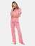 Short Sleeve & Pants Tropical Pajama Set