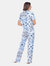 Short Sleeve & Pants Tropical Pajama Set