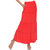 Tiered Maxi Skirt - Red