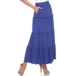 Tiered Maxi Skirt